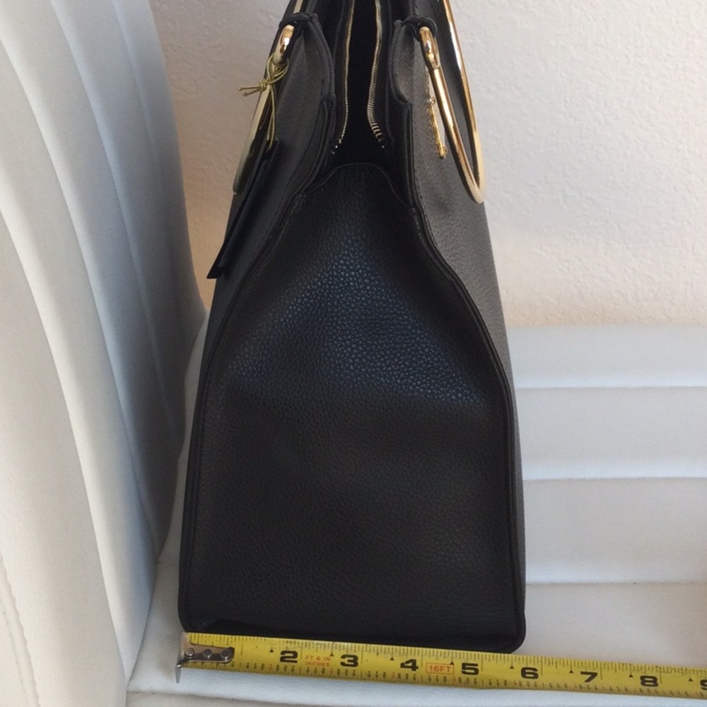 NWT Bebe Los Angeles Zsa Zsa Black Shopper - Picture 14 of 16